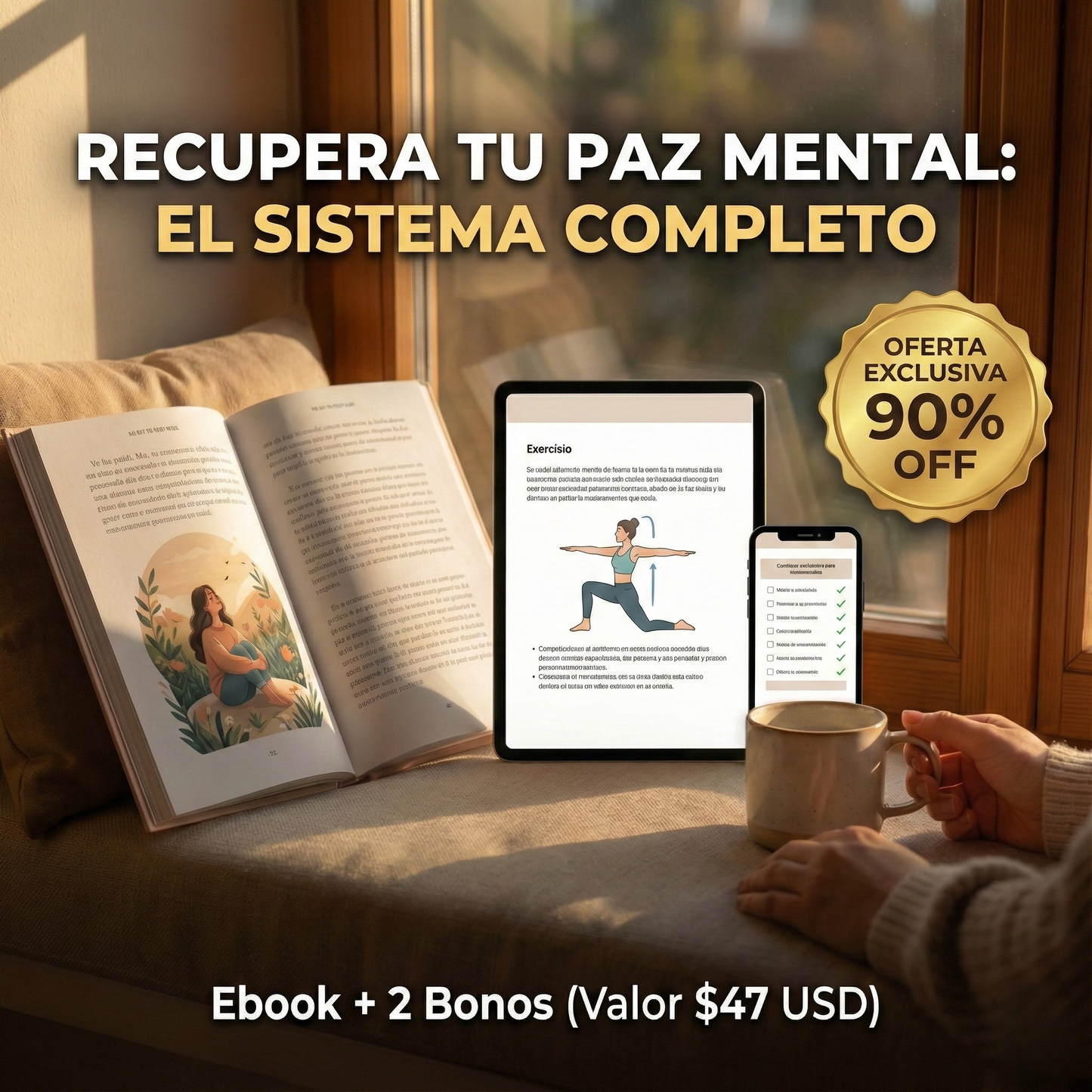 👉 Pack "Ya No Puedo Más": Guía para Calmar la Mente + Kit de Emergencia (Edición Especial)